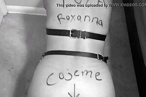 Is Roxy a good whore on leash?