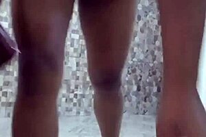 Sensualizing and stripping this married woman in miniskirt