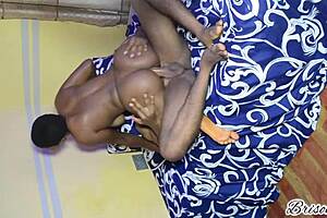 Intense photoshoot session with my favorite ebony model.