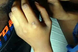 i got my cock sucked sloppy by that beautiful black teen.