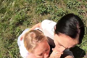 Smoking sluts suck cock and swallow cum!