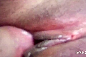 I fuck my stepsister from the US with lollipop on her tits, 60 fps video