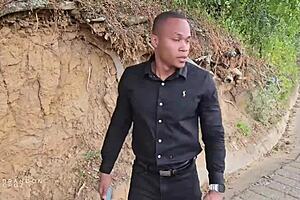 spectacular LATINA brunette SHAKES buttocks and hips sensually