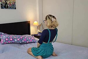 Slutty Girlfriend Seduces Stepbro Hard!