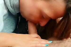 I love having his monster cock in my mouth from POV