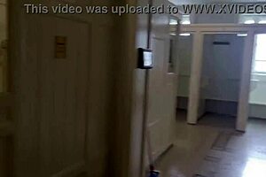 Beautiful teen gets bold fuck in Budapest public pool with facial