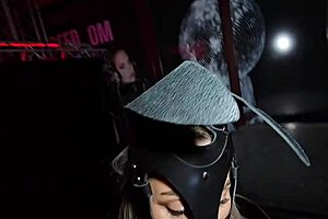 hot blonde and brunette get fucked and fisted at swinger club