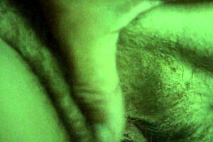 Young European Spreads Hairy Pussy In Low Light