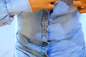 watch this sissy cum from limp clitty in thong and bra!