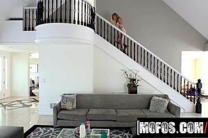 Alexa Grace caught in POV blowjob and anal with friend