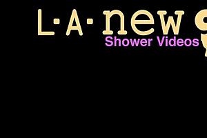 radiant teen blonde enjoys a relaxing bath on the sofa