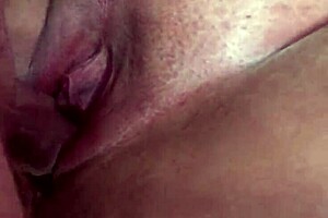 Have you seen this chubby girl in fishnets getting a creampie? She begs for it inside her big pussy!