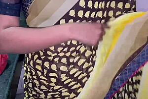 Bhabhi in pigtails, come to kitchen, let's quench your pussy thirst