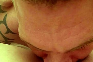 intense pleasure from licking pussy deeply