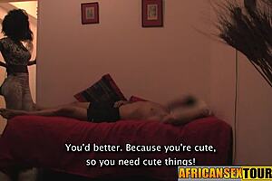 Petite black teen enjoys interracial sex after blowjob