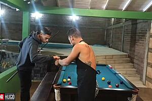 Blonde Gives Ass To Tattooed Friend