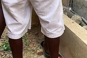 Hot Outdoor Fuck with Monster Cock!