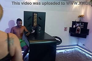 Brazilian milf Suzie enjoys assfucking with lover Bruninho at the motel.