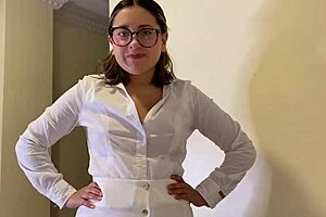 I convinced my teacher for private lessons. We ended up banging hard without a condom!