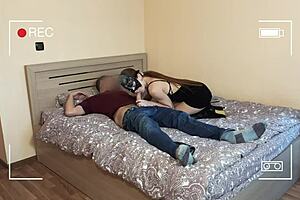 naughty hotwife records lover session for husband