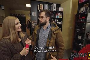 Veronica Leal lures a bisexual chick while her boyfriend watches cuckold action.