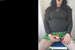 crossdressing sissy dresses up like a girl for fun