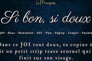 Listen to this French audio where I give jerk off instructions in a gentle, friendly manner.