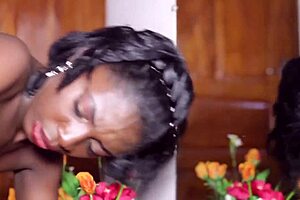 New guinea actress shares porn star life with journalist via microphone and stretched cock.