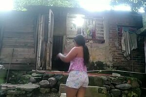 Stepsister Sniffs Underwear Fetish Intensely!