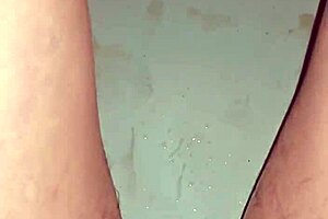 Nude bathing with feet fetish