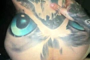 This Split-Tongue Girl Deepthroats and Takes My Cum