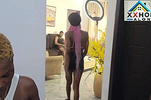 This perverted family gets into an ffm threesome with big black cock and cowgirl action.