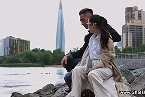 Shy nerdy coed Bloom Lambie drilled hard!