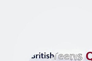 british college student gets spanked in detention roleplay.