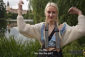 Cute Blonde Daruma Rai Hunts for Huge Cock Adventure