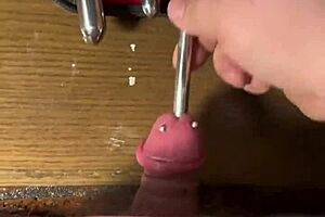 solobdsmman shows tiny pierced 18+ cock