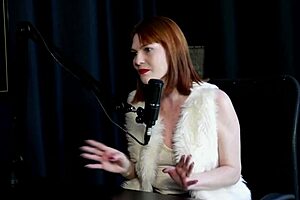 voyeur watches reh queen in sheer red lingerie 😍