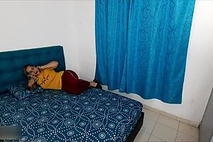 I fuck my stepmother's friend during her visit and fulfill my fantasy with a hot milf