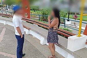 stranger fucks cute slut doggy at home