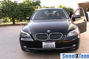 Perfect-body teen sneaks away for a hard fuck with her boyfriend.