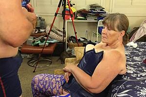 Stripper granny Carmen Angel shows off her unmatched oral skills