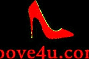 girl with big heart and diabolical look on webcam