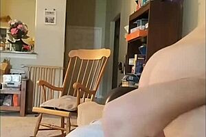 gentle femdom on couch, ¿turns into creampie with wet pussy?