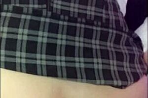 Cute teen gets convinced by horny director to fuck in school