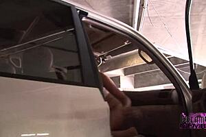 Wild public flashing adventure with college cutie, feeling the thrill of exposure.