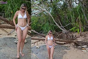 Milf Cheats With Photographer On Beach