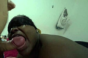 The black wife and I share an intimate moment together