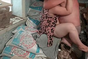 Fucked My Step Sister Passionately While She Played On The Phone In The Dirty Barn