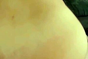 Fucking wife's curvy friend doggystyle! Close-up on big pussy and cum on her belly!