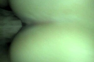 The wife gets bent over in slow motion